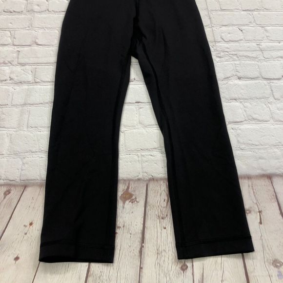 Lululemon Wunder Under Crop High Rise Tight Yoga Leggings Size 4 Black B202 -1 - Picture 12 of 15